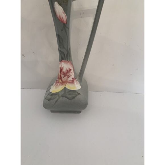 Vintage M.B. Daniels & Co Made in Japan Decorative Pitcher Long Neck Rose Design - Picture 2 of 7